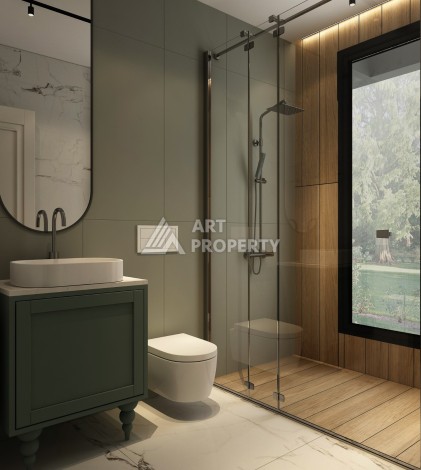 Отдельностоящая вилла 5+1 на этапе строительства в Каргыджаке - Ракурс 21