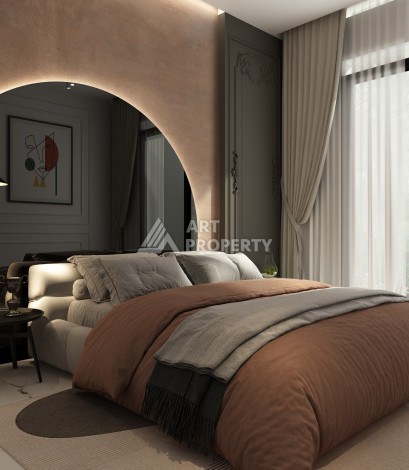 Отдельностоящая вилла 5+1 на этапе строительства в Каргыджаке - Ракурс 24