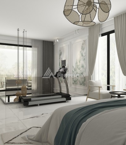 Отдельностоящая вилла 5+1 на этапе строительства в Каргыджаке - Ракурс 25