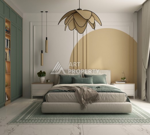 Отдельностоящая вилла 5+1 на этапе строительства в Каргыджаке - Ракурс 26