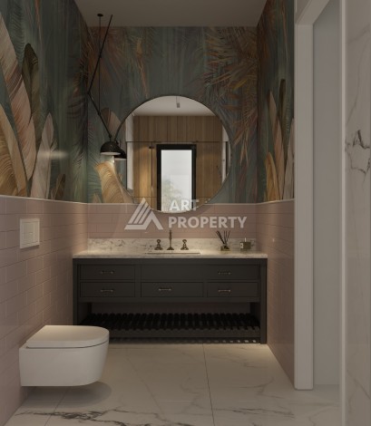 Отдельностоящая вилла 5+1 на этапе строительства в Каргыджаке - Ракурс 27