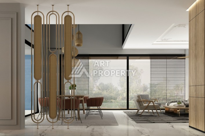 Отдельностоящая вилла 5+1 на этапе строительства в Каргыджаке - Ракурс 32