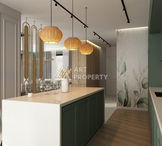 Отдельностоящая вилла 5+1 на этапе строительства в Каргыджаке - Ракурс 37