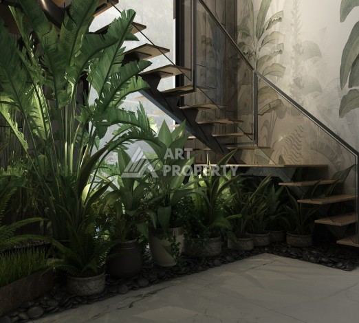 Отдельностоящая вилла 5+1 на этапе строительства в Каргыджаке - Ракурс 38