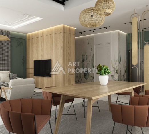 Отдельностоящая вилла 5+1 на этапе строительства в Каргыджаке - Ракурс 42