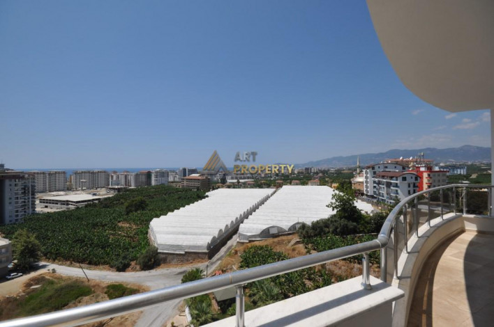 Трехкомнатная квартира с видом на Средиземное море в районе Махмутлар, 120 м2 - Ракурс 22