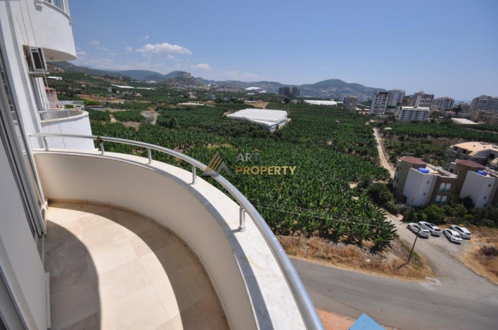 Трехкомнатная квартира с видом на Средиземное море в районе Махмутлар, 120 м2 - Ракурс 24