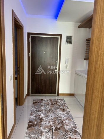 Апартаменты 1+1 с дизайнерским ремонтом и мебелью в качественном комплексе развитого района Махмутлар - Ракурс 12