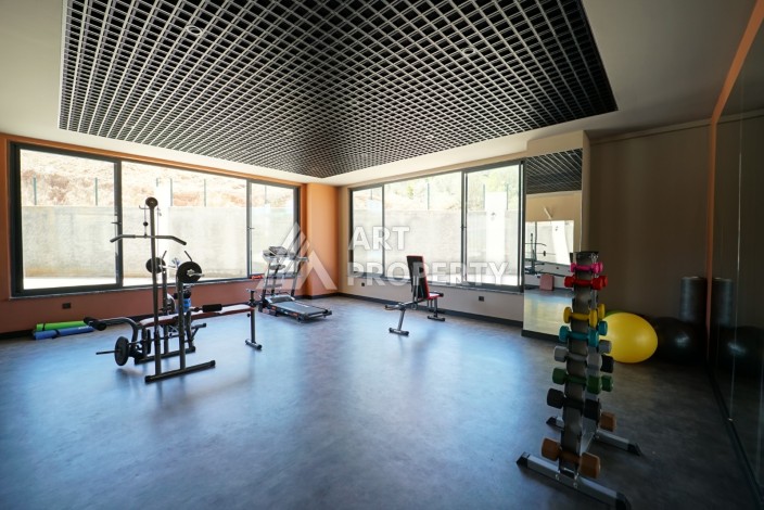 Новые апартаменты 1+1 в комплексе класса люкс в самом развитом районе Алании Оба - Ракурс 10