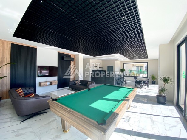 Новые апартаменты 1+1 в комплексе класса люкс в самом развитом районе Алании Оба - Ракурс 13