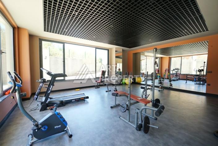 Новые апартаменты 1+1 в комплексе класса люкс в самом развитом районе Алании Оба - Ракурс 14