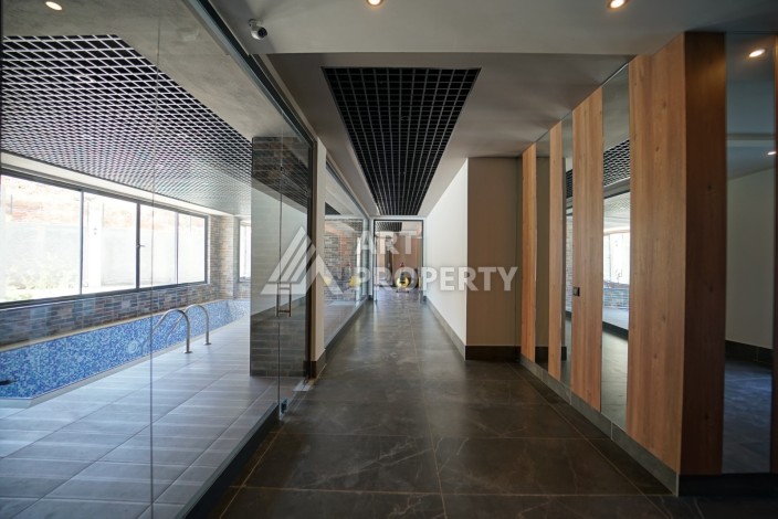 Новые апартаменты 1+1 в комплексе класса люкс в самом развитом районе Алании Оба - Ракурс 15