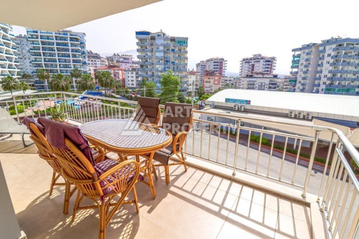 Просторные апартаменты 1+1 в качественном комплексе в  районе Джикджилли - Ракурс 10