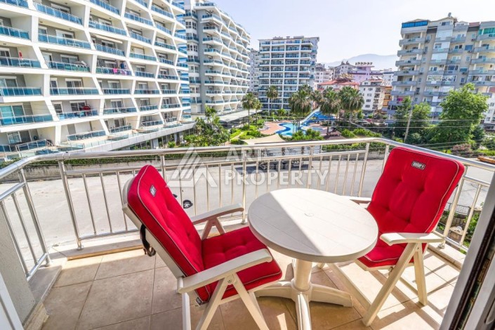 Просторные апартаменты 1+1 в качественном комплексе в  районе Джикджилли - Ракурс 13