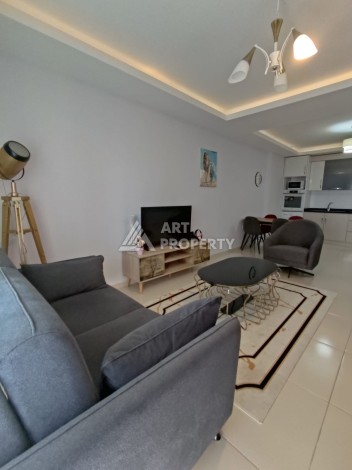 Просторная 1+1 с большой планировкой в комплексе бизнес класса в развитом районе Махмутлар - Ракурс 3