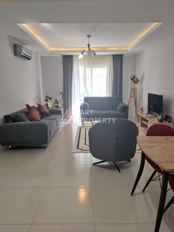 Просторная 1+1 с большой планировкой в комплексе бизнес класса в развитом районе Махмутлар - Ракурс 9