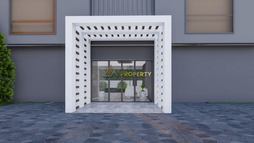 Инвестиционный проект на стадии строительства. Квартиры 1+1, 2+1 и 3+1 пентхаусы по стартовым ценам! Авсаллар, Алания. - Ракурс 10