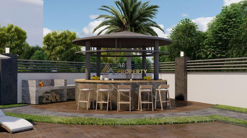 Инвестиционный проект на стадии строительства. Квартиры 1+1, 2+1 и 3+1 пентхаусы по стартовым ценам! Авсаллар, Алания. - Ракурс 19