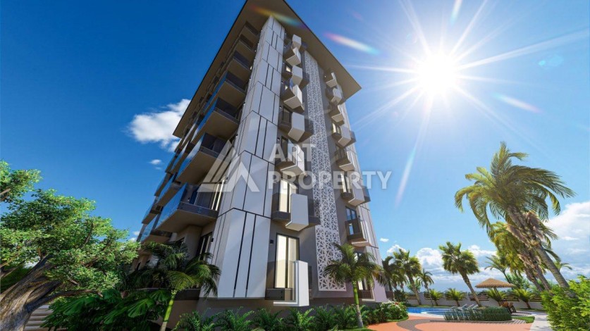 Великолепная квартира 1+1 в комплексе премиум класса в самом центре Оба - Ракурс 4