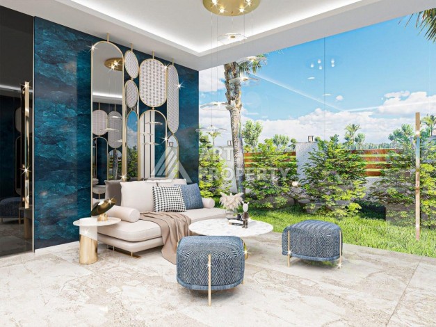 Великолепная квартира 1+1 в комплексе премиум класса в самом центре Оба - Ракурс 6