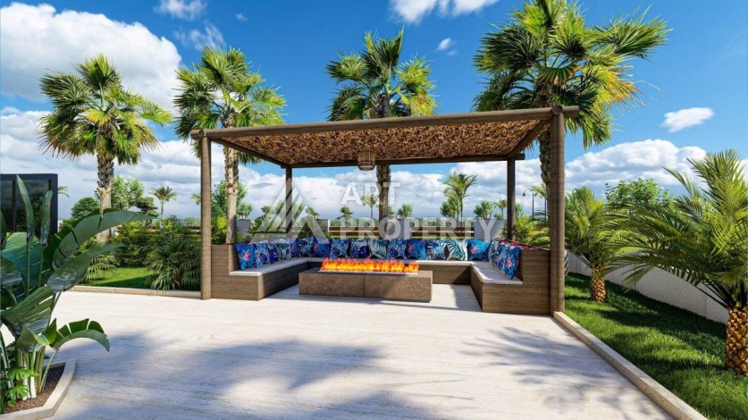 Великолепная квартира 1+1 в комплексе премиум класса в самом центре Оба - Ракурс 11