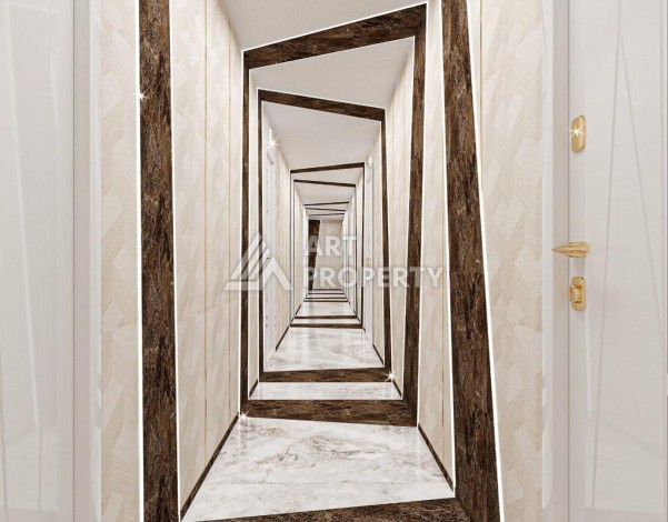 Великолепная квартира 1+1 в комплексе премиум класса в самом центре Оба - Ракурс 20