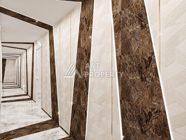 Великолепная квартира 1+1 в комплексе премиум класса в самом центре Оба - Ракурс 22