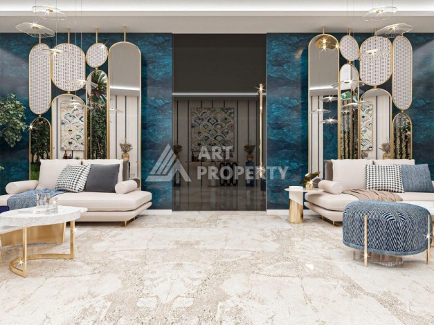 Великолепная квартира 1+1 в комплексе премиум класса в самом центре Оба - Ракурс 23