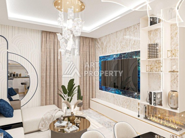 Великолепная квартира 1+1 в комплексе премиум класса в самом центре Оба - Ракурс 25