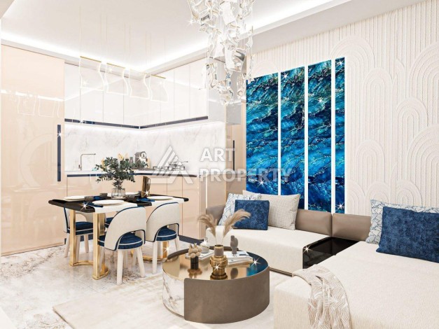 Великолепная квартира 1+1 в комплексе премиум класса в самом центре Оба - Ракурс 27