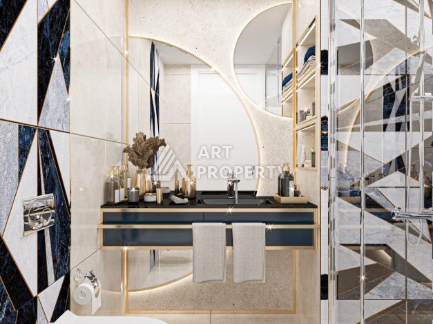 Великолепная квартира 1+1 в комплексе премиум класса в самом центре Оба - Ракурс 28