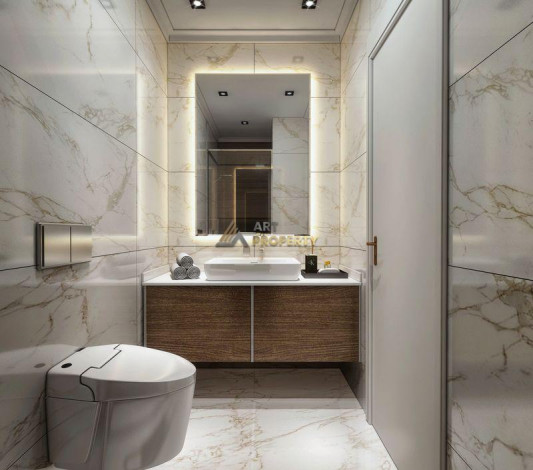 Инвестиционный проект на стадии строительства. Квартиры 1+1, 2+1 и 3+1 пентхаусы по стартовым ценам! Авсаллар, Алания. - Ракурс 23