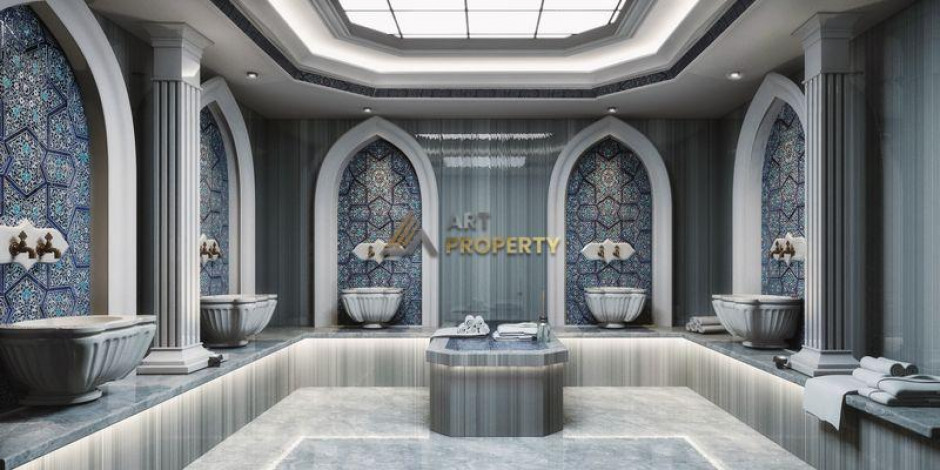 Инвестиционный проект на стадии строительства. Квартиры 1+1, 2+1 и 3+1 пентхаусы по стартовым ценам! Авсаллар, Алания. - Ракурс 31