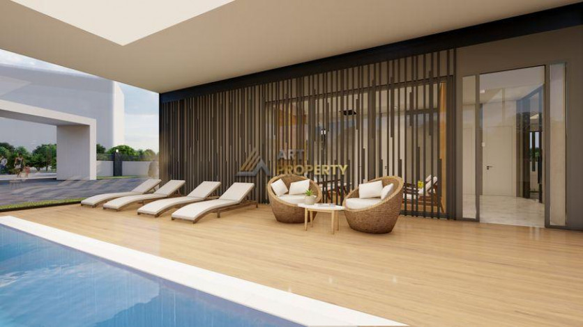 Инвестиционный проект на стадии строительства. Квартиры 1+1, 2+1 и 3+1 пентхаусы по стартовым ценам! Авсаллар, Алания. - Ракурс 35