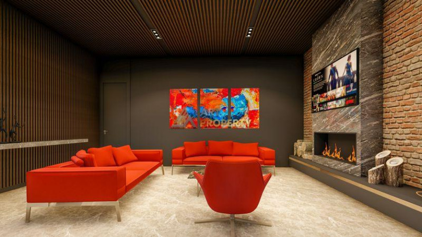 Инвестиционный проект на стадии строительства. Квартиры 1+1, 2+1 и 3+1 пентхаусы по стартовым ценам! Авсаллар, Алания. - Ракурс 36