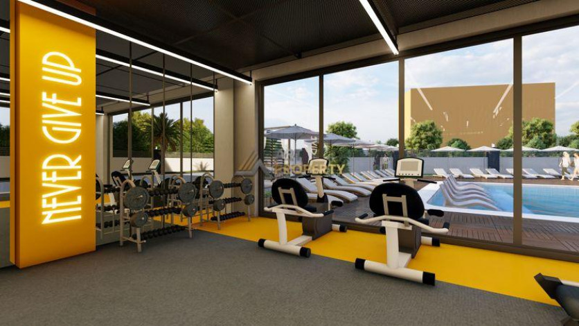 Инвестиционный проект на стадии строительства. Квартиры 1+1, 2+1 и 3+1 пентхаусы по стартовым ценам! Авсаллар, Алания. - Ракурс 40