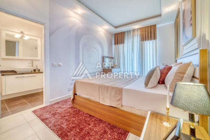 Роскошные апартаменты 2+1 в престижном комплексе самого развитого района Алании Оба. - Ракурс 4