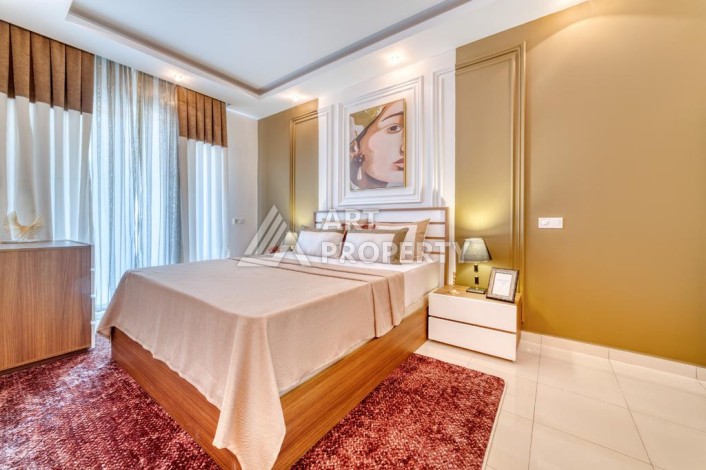 Роскошные апартаменты 2+1 в престижном комплексе самого развитого района Алании Оба. - Ракурс 9