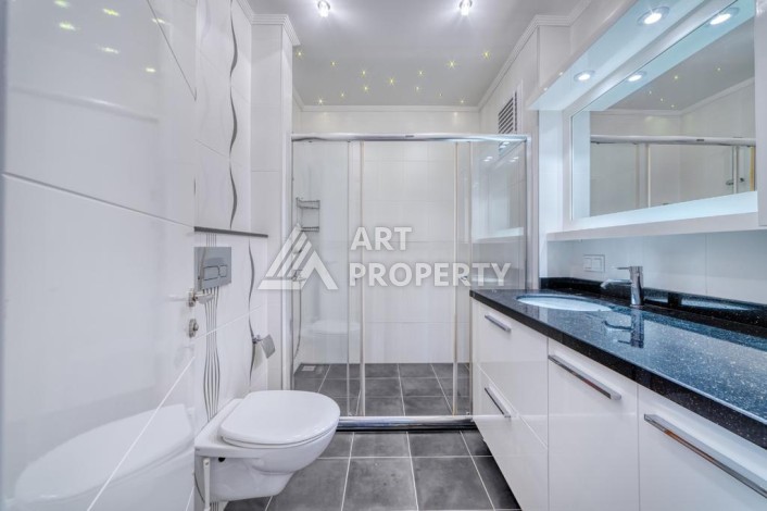 Роскошные апартаменты 2+1 в престижном комплексе самого развитого района Алании Оба. - Ракурс 12