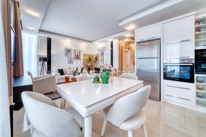 Роскошные апартаменты 2+1 в престижном комплексе самого развитого района Алании Оба. - Ракурс 13