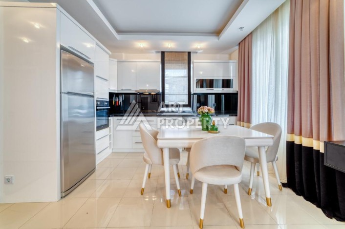 Роскошные апартаменты 2+1 в престижном комплексе самого развитого района Алании Оба. - Ракурс 14