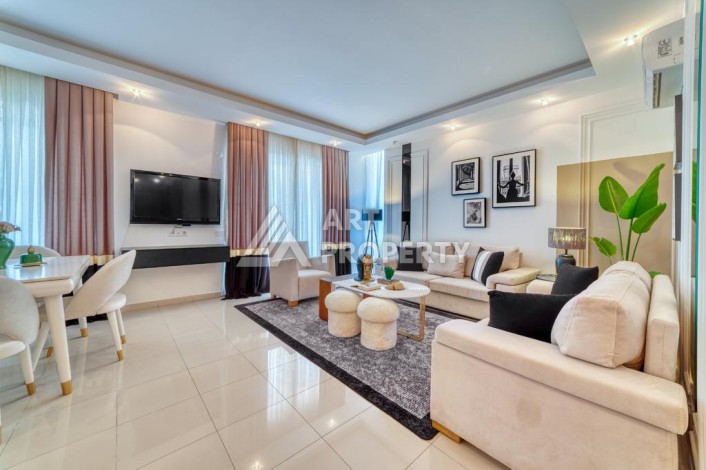 Роскошные апартаменты 2+1 в престижном комплексе самого развитого района Алании Оба. - Ракурс 15