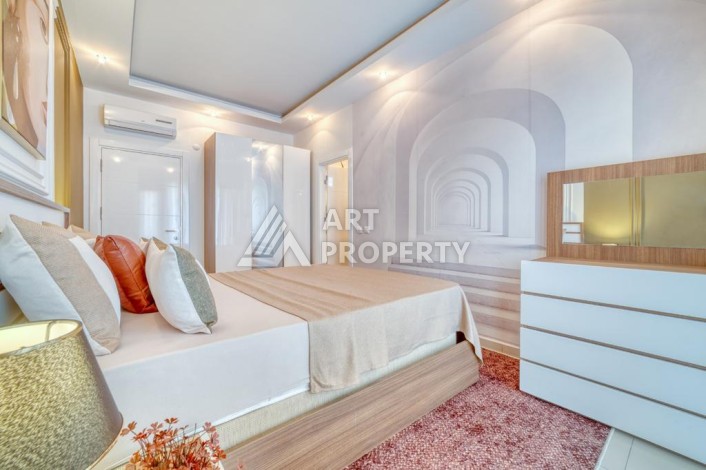 Роскошные апартаменты 2+1 в престижном комплексе самого развитого района Алании Оба. - Ракурс 20