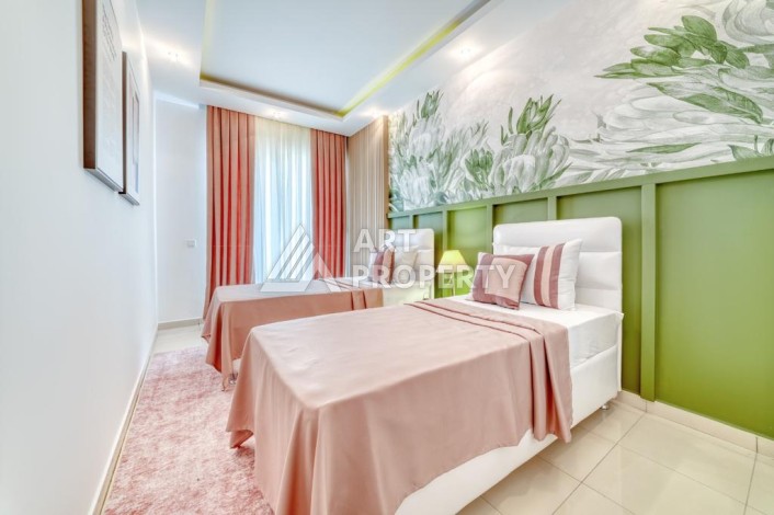 Роскошные апартаменты 2+1 в престижном комплексе самого развитого района Алании Оба. - Ракурс 21