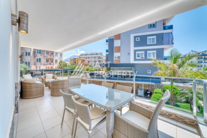 Роскошные апартаменты 2+1 в престижном комплексе самого развитого района Алании Оба. - Ракурс 30