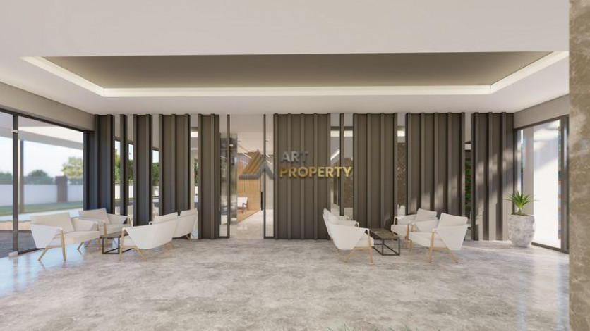 Инвестиционный проект на стадии строительства. Квартиры 1+1, 2+1 и 3+1 пентхаусы по стартовым ценам! Авсаллар, Алания. - Ракурс 45