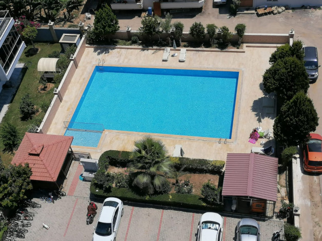 Двухуровневый четырехкомнатный пентхаус с видом на море и горы, район Махмутлар, 200 м2 - Ракурс 14