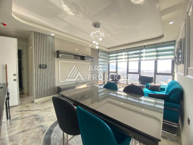 Новая квартира 1+1 в комплексе с инфраструктурой в развивающемся районе Газипаша - Ракурс 3