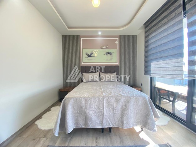 Новая квартира 1+1 в комплексе с инфраструктурой в развивающемся районе Газипаша - Ракурс 4