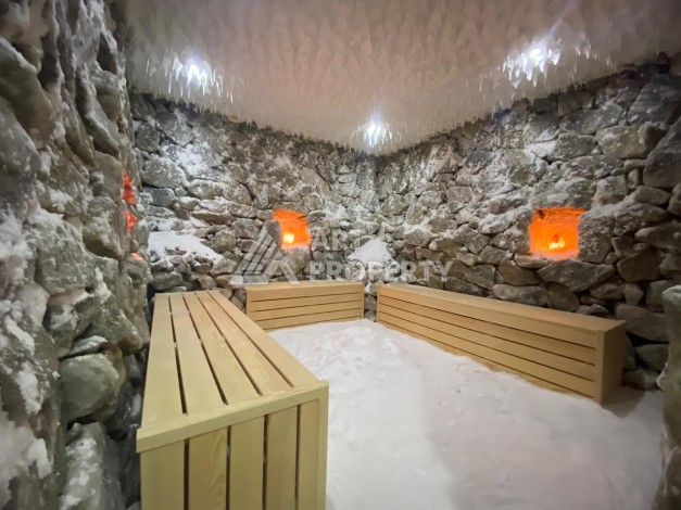 Новая квартира 1+1 в комплексе с инфраструктурой в развивающемся районе Газипаша - Ракурс 12